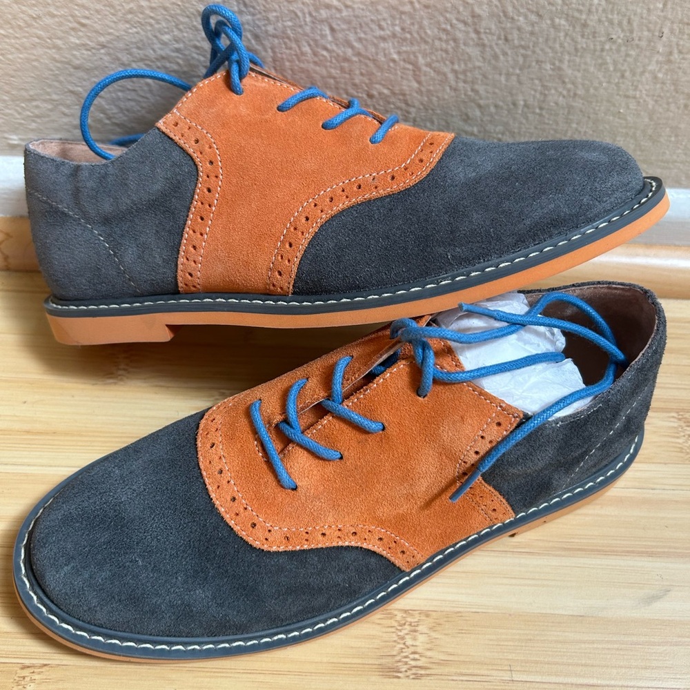 Cole Haan Air Franklin Saddle 2 Suede Oxford Shoes Women’s Sz 4 New W/O Box